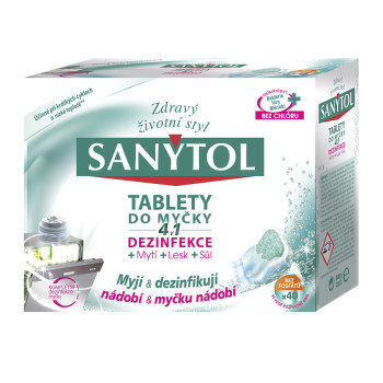 sanytol tablety do myčky 4 v 1 s dezinfekcí